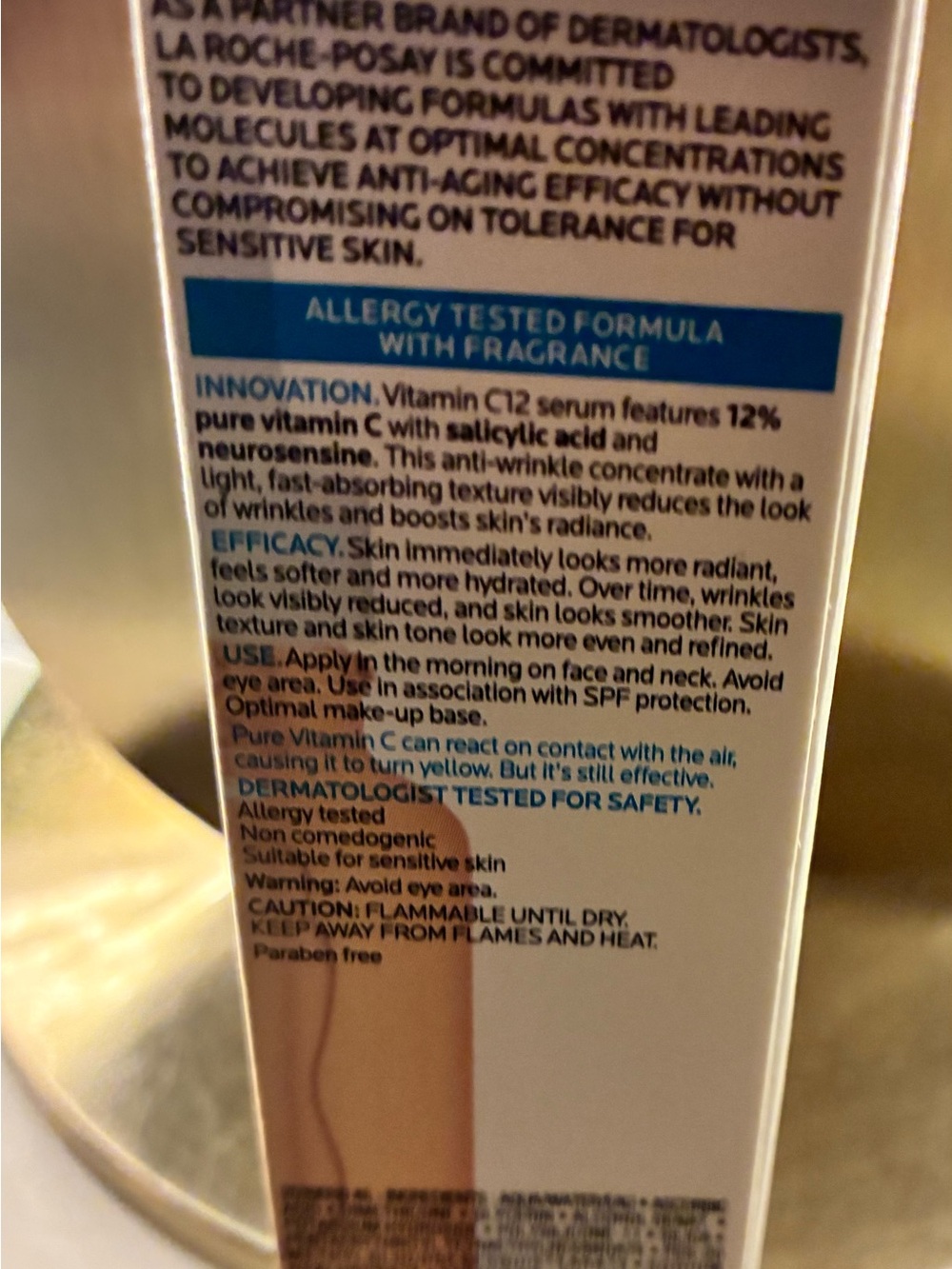 La Roche-Posay Vitamin C12 Serum 12% Pure Vitamin C 30ml NEW - Picture 4 of 5